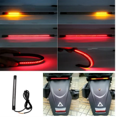 Мотоцикл светильник бар с хвостом тормоза мигающий пластина интеграции для KTM