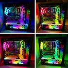Полноцветная цифровая светодиодная лента RGB 5 В, модифицируемая материнская плата WS2812B PC для чехла, 3-контактный разъем для ASUS Aura SYNC,MSI Mystic