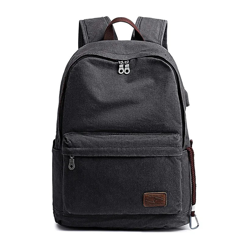

Backpack male outdoor crazy horse leather schoolbag middle school primary school rucksack male double shoulder