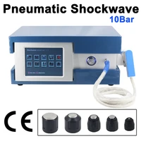 10 bar pneumatic shockwave therapy machine sw shock wave ed treatment pain relief health plantar fasciitis