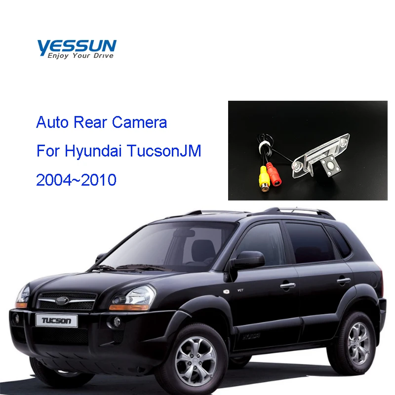 Фото HD камера заднего вида для Hyundai Tucson JM 2004 2005 2006 2007 2008 2009 2010 CCD резервная камера заднего вида, крепление корпуса №1