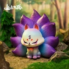 Оригинальная старинная девять лисиц Xiuxian Series глухая коробка игрушка фигурка подтвердить стиль милый аниме персонаж подарок бесплатная доставка