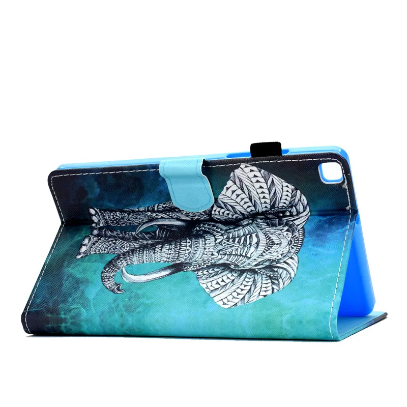 Tablet Case for Samsung S6 Lite SM-P610 SM-P615 Elephant Tree Butterfly Printed Leather Galaxy Cover 10.4&quot | Компьютеры и офис