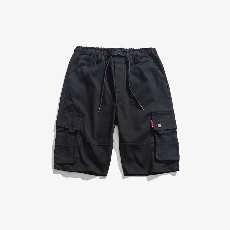 

Summer New 2021 Overalls Shorts Hot Sale Mens Casual Shorts Male Loose Work Pockets Man Outdoor Knee Length trousers M-5XL K1965