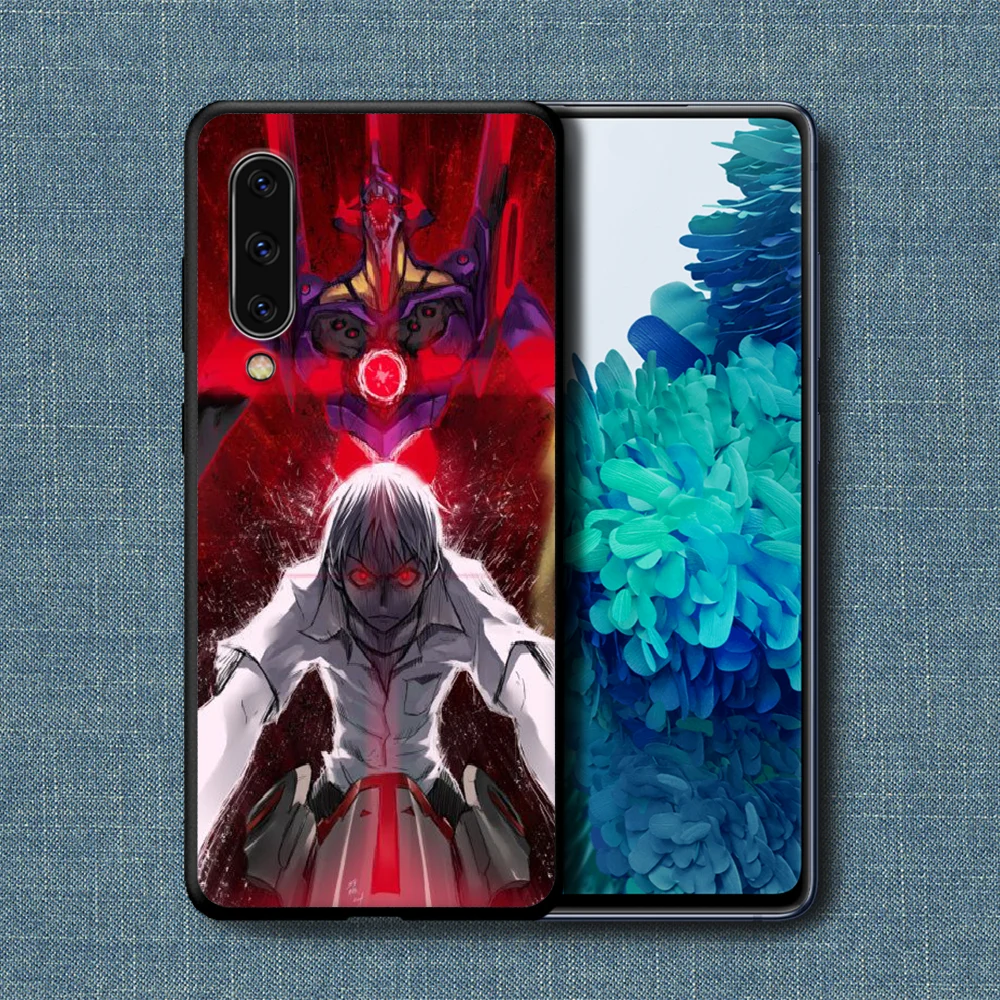 

Cartoon EVA EVANGELION Phone Case For Samsung Galaxy A 3 5 7 8 10 20 20E 21S 30 30S 40 50 51 70 71 black Funda Pretty Back Trend