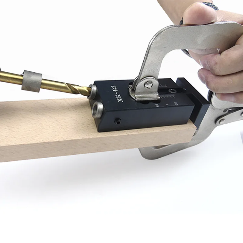 Woodworking Oblique Hole Puncher Locator Pocket Jig Kit with 9.5mmDrilling Bit Screwdriver Wrench &amp Accessories | Инструменты
