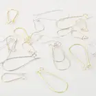 100 шт.лот гипоаллергенные серьги из нержавеющей стали, крючки для сережек, застежки для сережек, фурнитура для изготовления ювелирных изделий своими руками