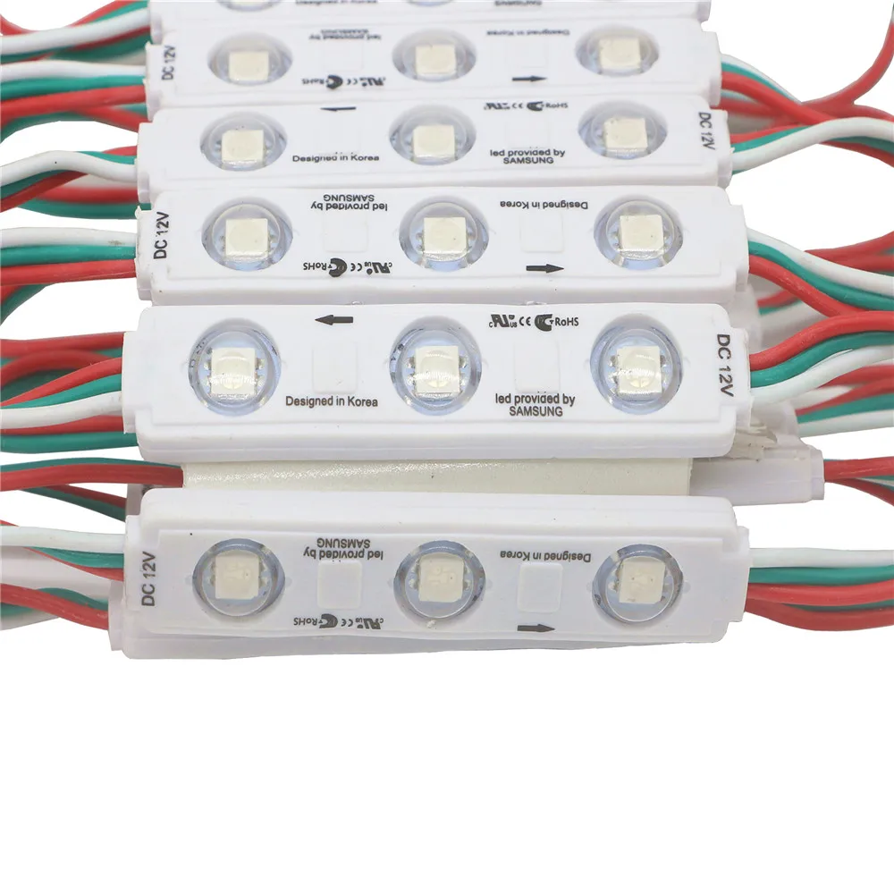 DC12V SMD 5050 RGB светодиодный модуль WS2811 пикселей цифровой полноцветный впрыск знак