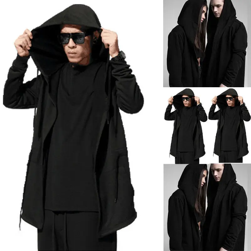 Мужская хлопковая куртка черная винтажная с капюшоном теплая зимняя 2019 | одежда