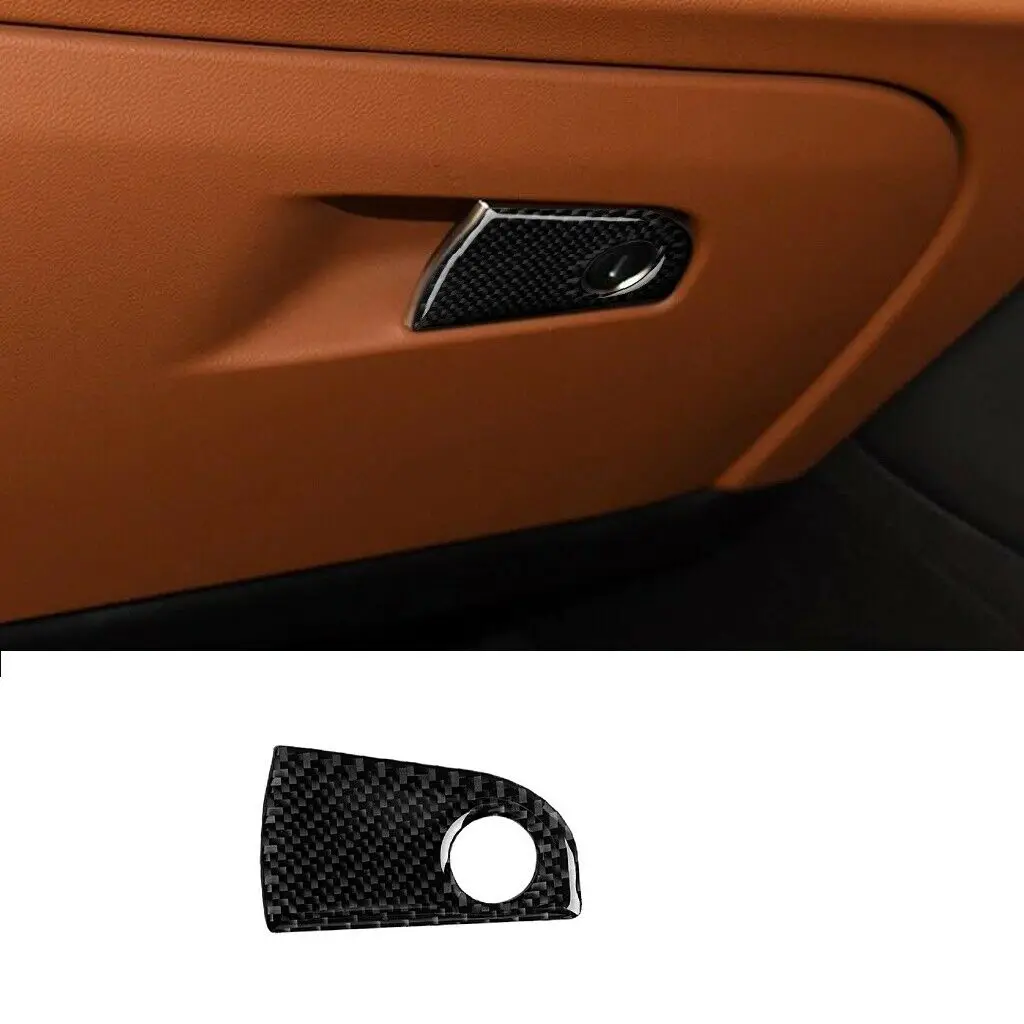 

Real Carbon Fiber Co-pilot Storage Box Handle Trim For Alfa Romeo Giulia 2017-19