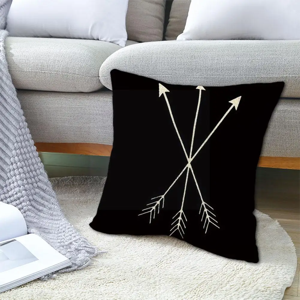 

Animal Pillow Covers Nordic Style Geometric Linen Deer Cover Decorative Case Pillow Cushion Home Cases 45x45cm Pillow D8T8