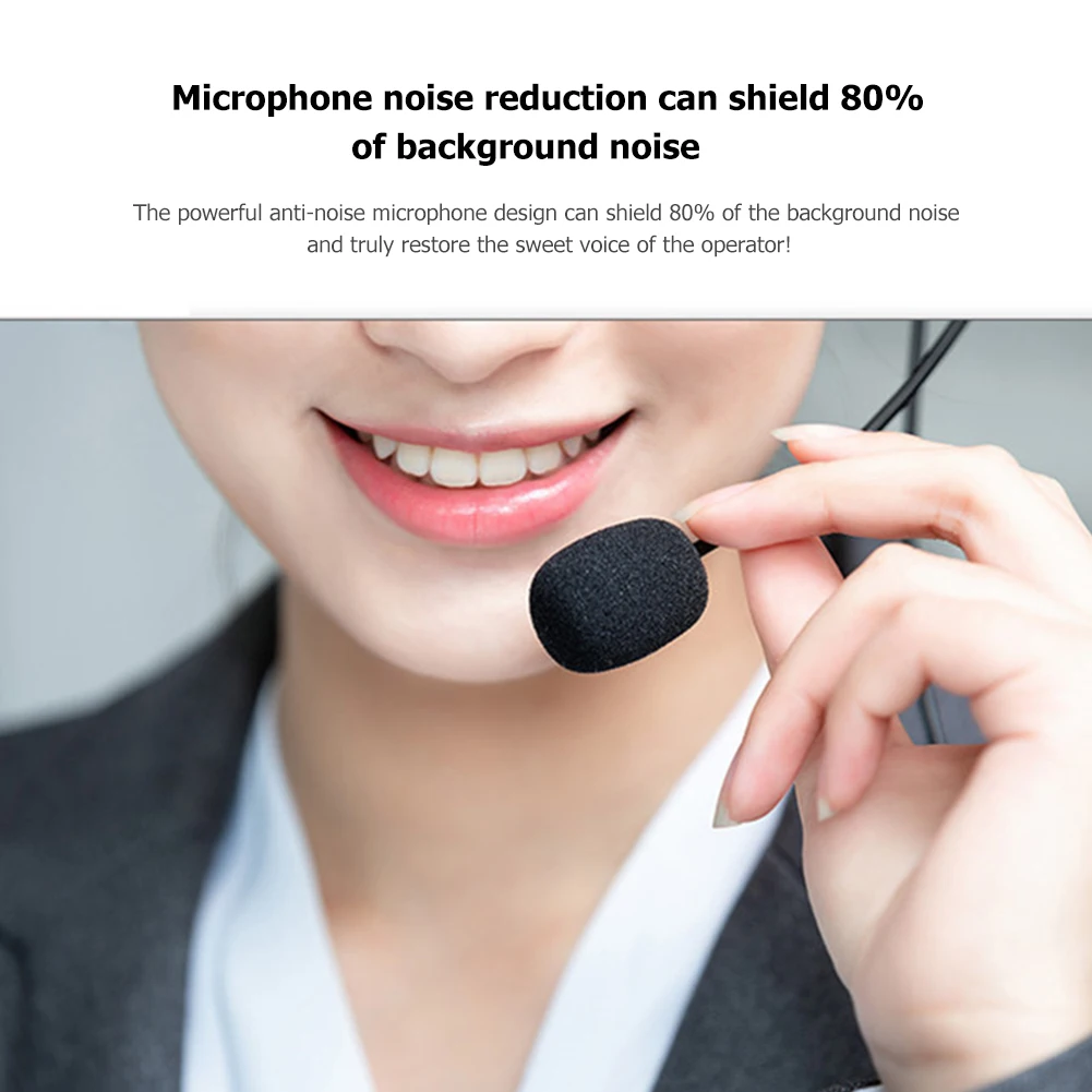 USB игровая гарнитура для ПК 3 5 мм Бизнес гарнитуры с отключение микрофона Шум