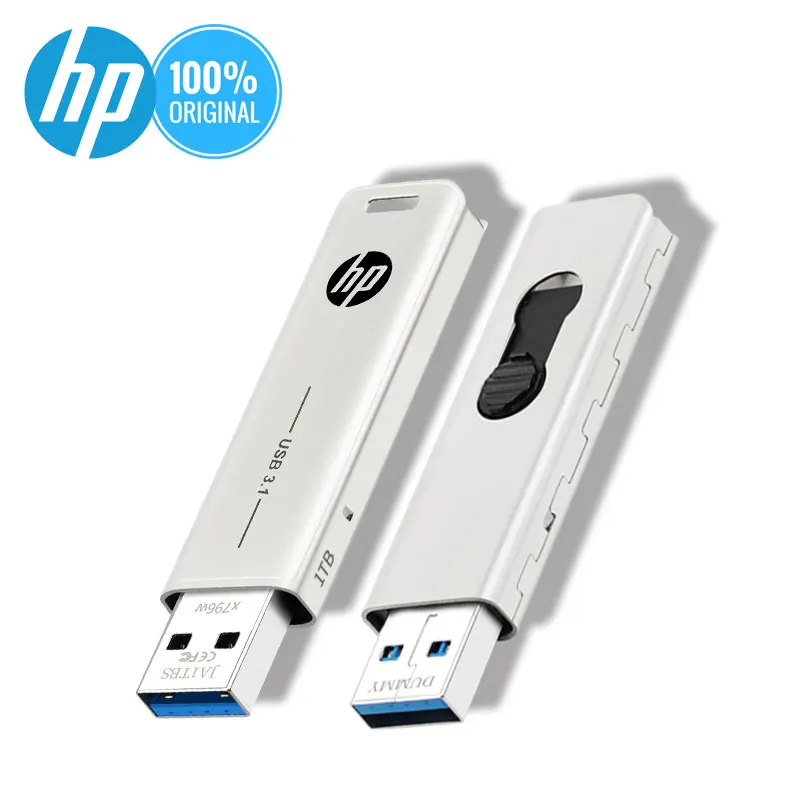 USB-флеш-накопитель HP X796W металлический 512/128/32/64/256 ГБ | Компьютеры и офис