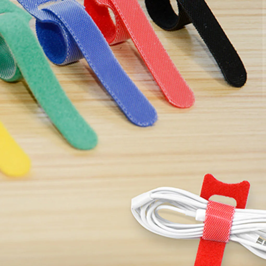 

50/100pcs Cable Ties Reusable Adjustable Cable Organizers Phone Cord Earphone Wires Nylon Straps Table Cable Ties Storage