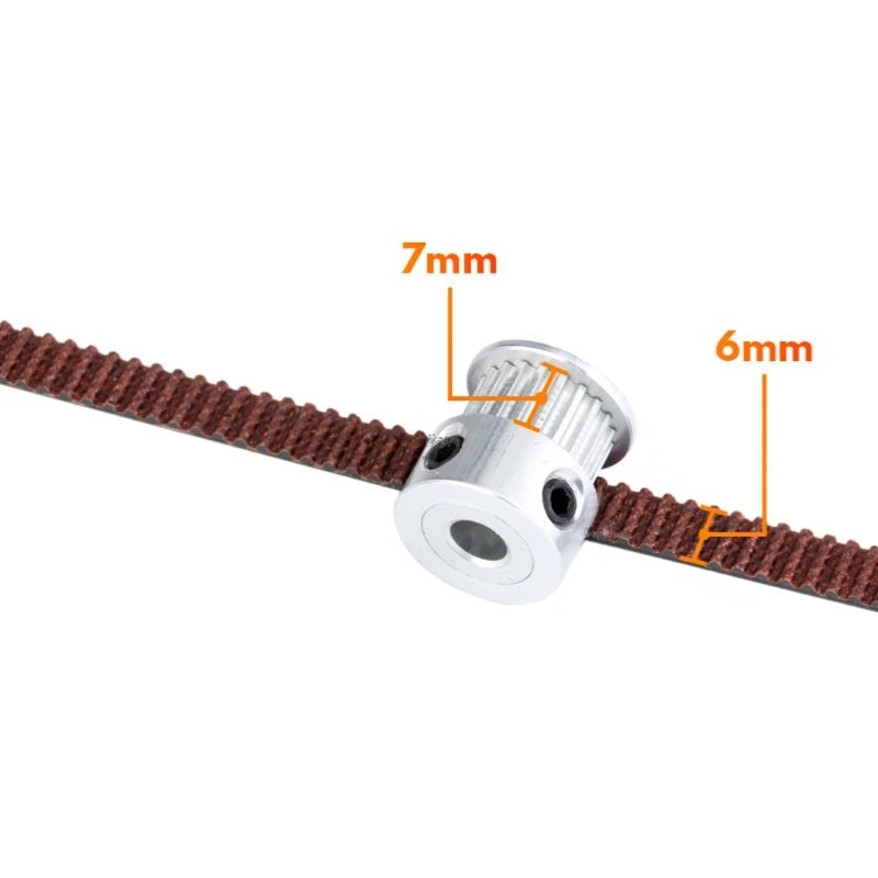 Износостойкий Противоскользящий GT2 замкнутая петля Ремень ГРМ резиновый 2GT 6 мм 110