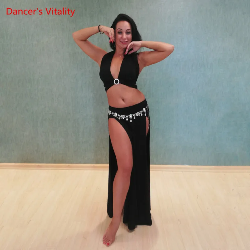 

Belly Dance Suit Female Adult Sexy Elegant Top Practice Clothes New Oriental Dancewear Profession Performance Long Skirt