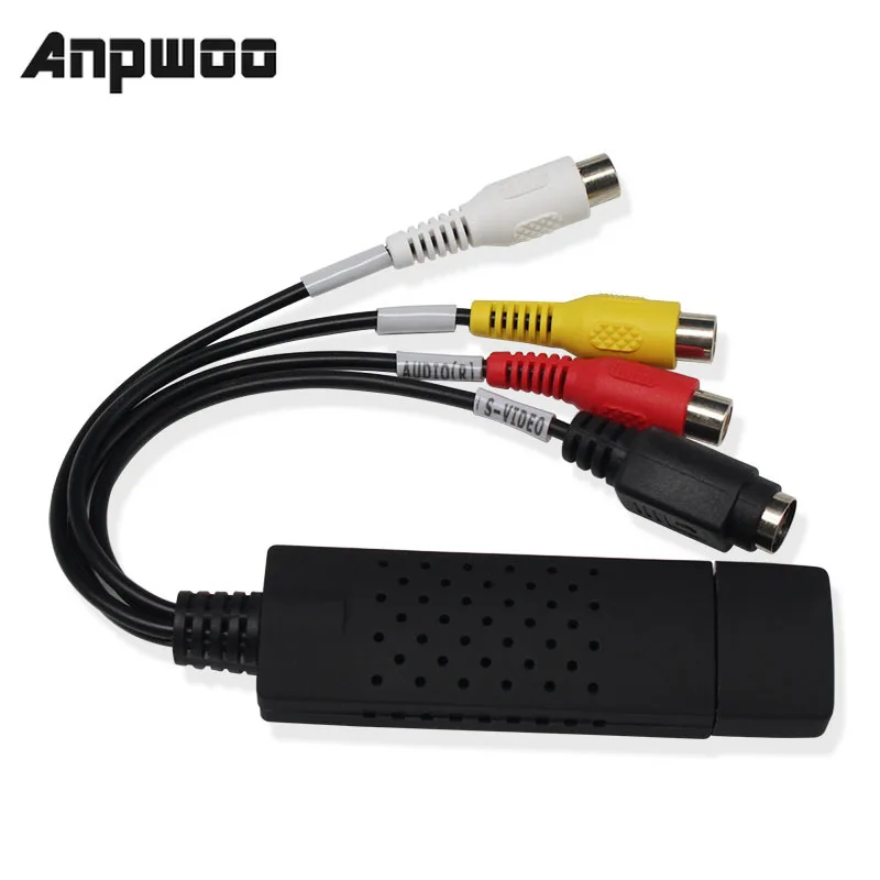 ANPWOO USB 2 0 видеозахват ТВ DVD VHS адаптер DVR карта с аудио | Безопасность и защита