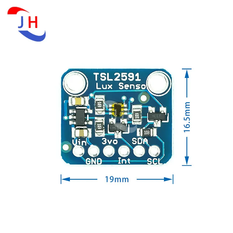 Цифровой флуоресцентный модуль TSL2591 1 шт. высокодинамический диапазон люкс