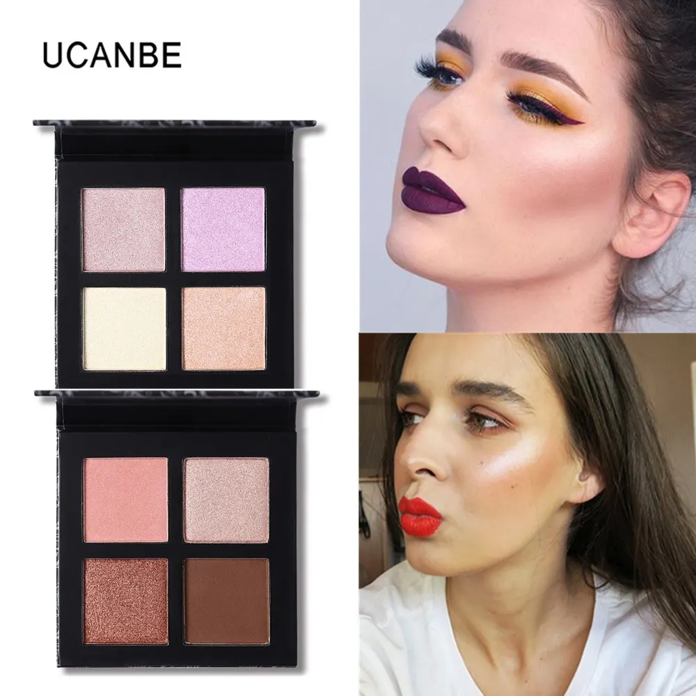 UCANBE макияж хайлайтер палитра Iluminador бронзатор для лица Контурирование порошок
