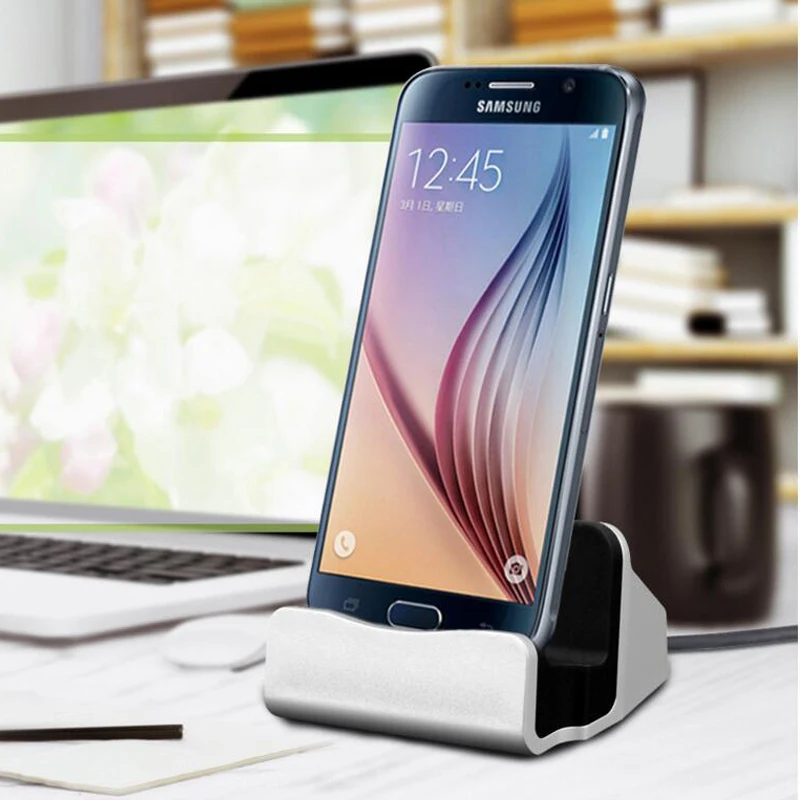 Зарядная док станция с USB кабелем для Samsung S8 S9 s10 S 8 9 10 plus + A70 A50 A6 J3|Док-станции| |
