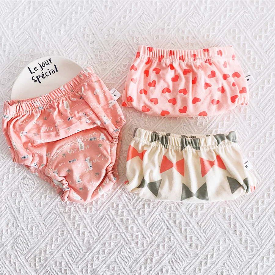 

3 Picecs/set Cloth Diapers Toilet Training Diapers Baby Potty Training Pants Toddler Reusable Washable Diapers Braguitas Bebe