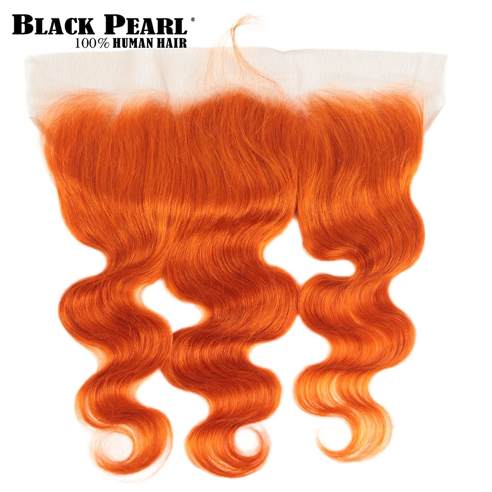 Черная жемчужина Pretty Remy бразильские волосы объемная волна оранжевый цвет ухо до