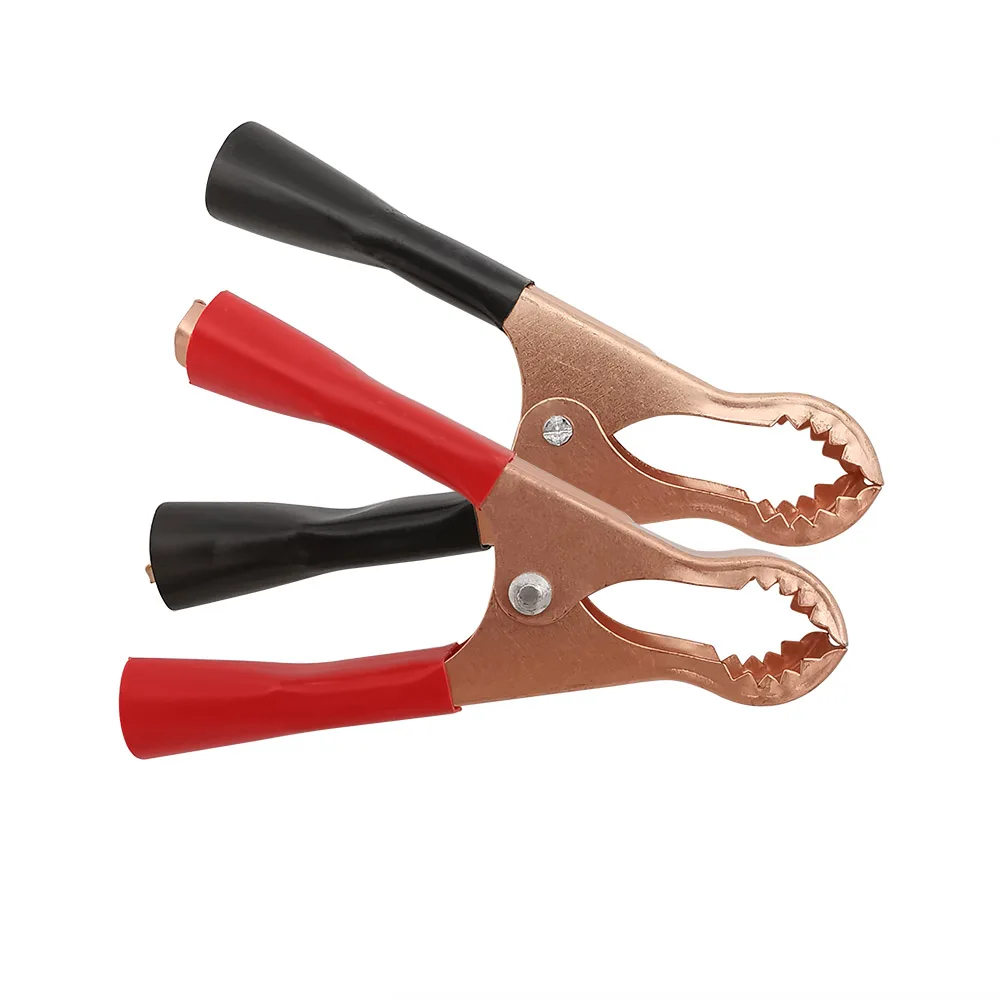 1/2/5 пара 80 мм крокодиловые зажимы 50 А пластиковые изолированные бриллиантовые