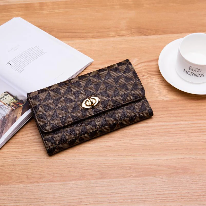 Кошелек Новая женская сумочка большая емкость складной бумажник карты немного