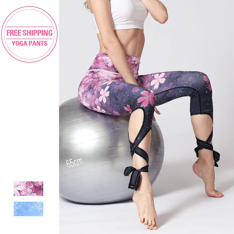 Женские штаны для фитнеса и йоги облегающие спортивные Леггинсы с высокой талией