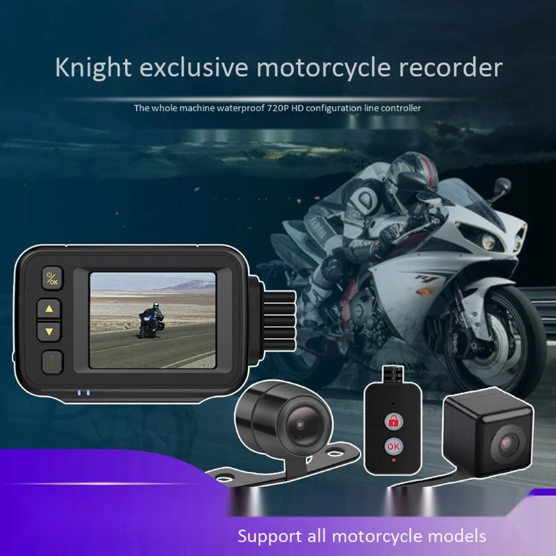 

Full Body Waterproof Motorcycle Camera Recorder P6Fl Wifi Dual 1080P Full Hd Motorcycle Dvr Dash Cam Black Gps Box