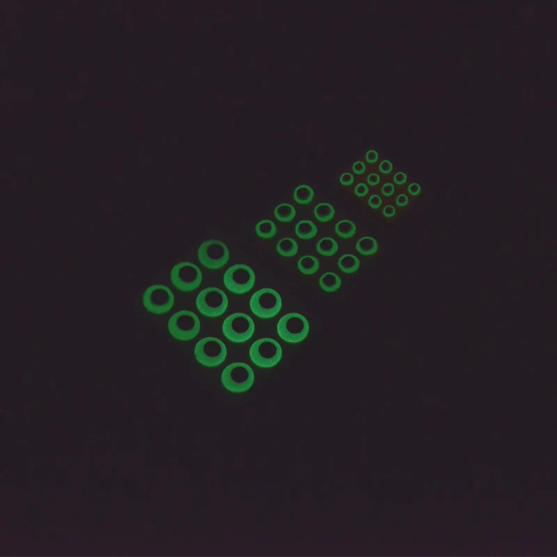 50pcs 3mm/5mm Assorted 3D Luminous Fishing Lure Eyes Glowing Artificial Fish Eye Self Adhesive Night Fly Tying Accessories | Спорт и