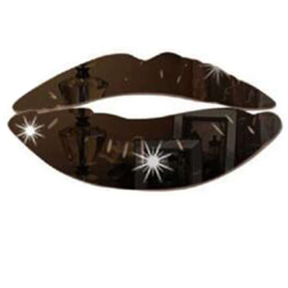 3D ванная комната светоотражающий практичный Поцелуй губ художественный дизайн