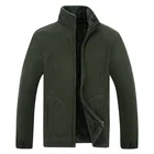 Мужская зимняя демисезонная куртка, мягкая флисовая теплая Осенняя ветрозащитная Толстая Теплая мужская ветровка, черная куртка-бомбер для мужчин, 2021