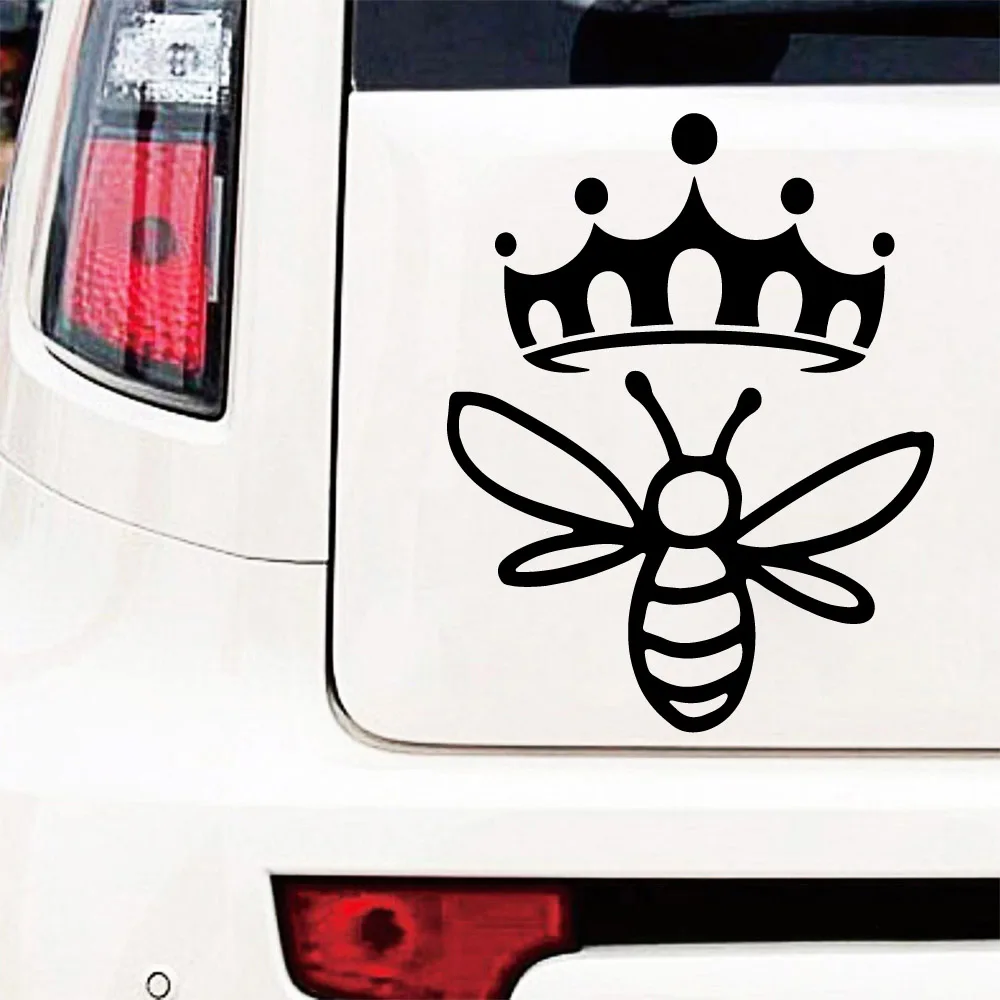 

Vinyl Queen bee Car Sticker Vinyl Car Styling Auto Engine Cover Door Window Car Decal