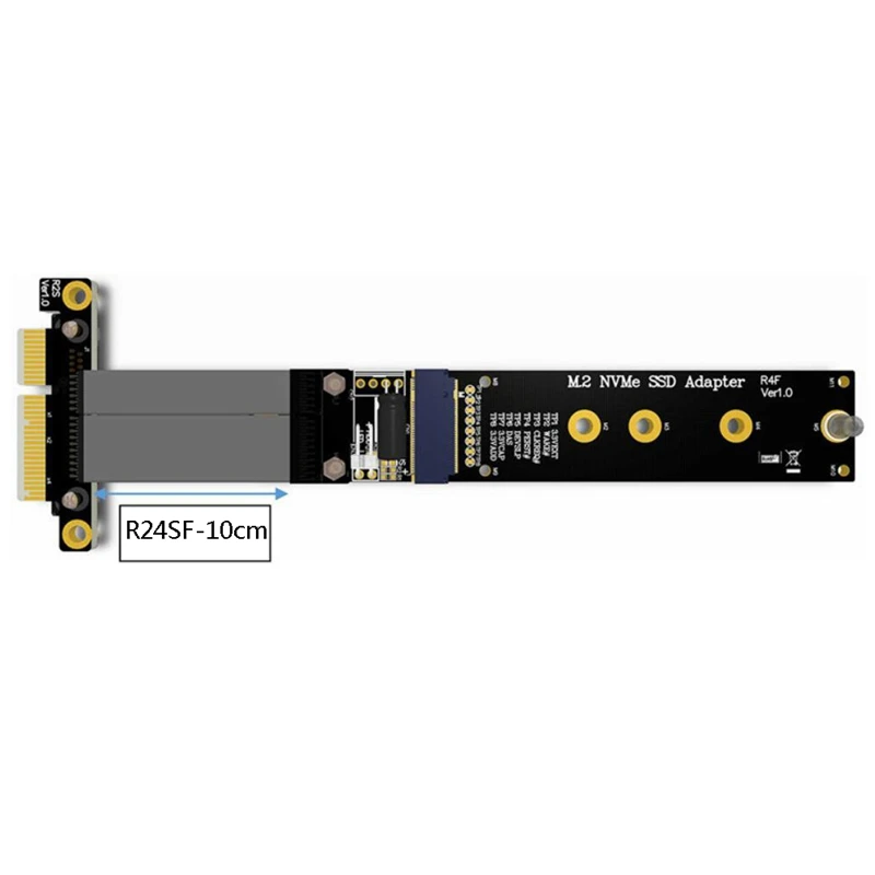 FashionM.2 NVMe SSD Удлинительный кабель твердый привод Riser Card R44SF/R24SF M2 к PCI Express 3 0 X4 PCIE