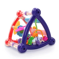 activity play cube toy baby puzzle infant triangle rattle toys intelligence enlightening hand bell education toys christmas gift