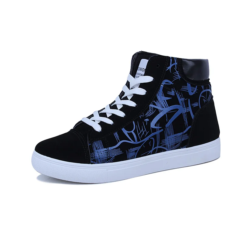 Men High Top Skateboarding Shoes Shoes Outdoor Sneaker Breathable Walking Shoes Flat Shoes Chaussure Homme Zapatillas Hombre