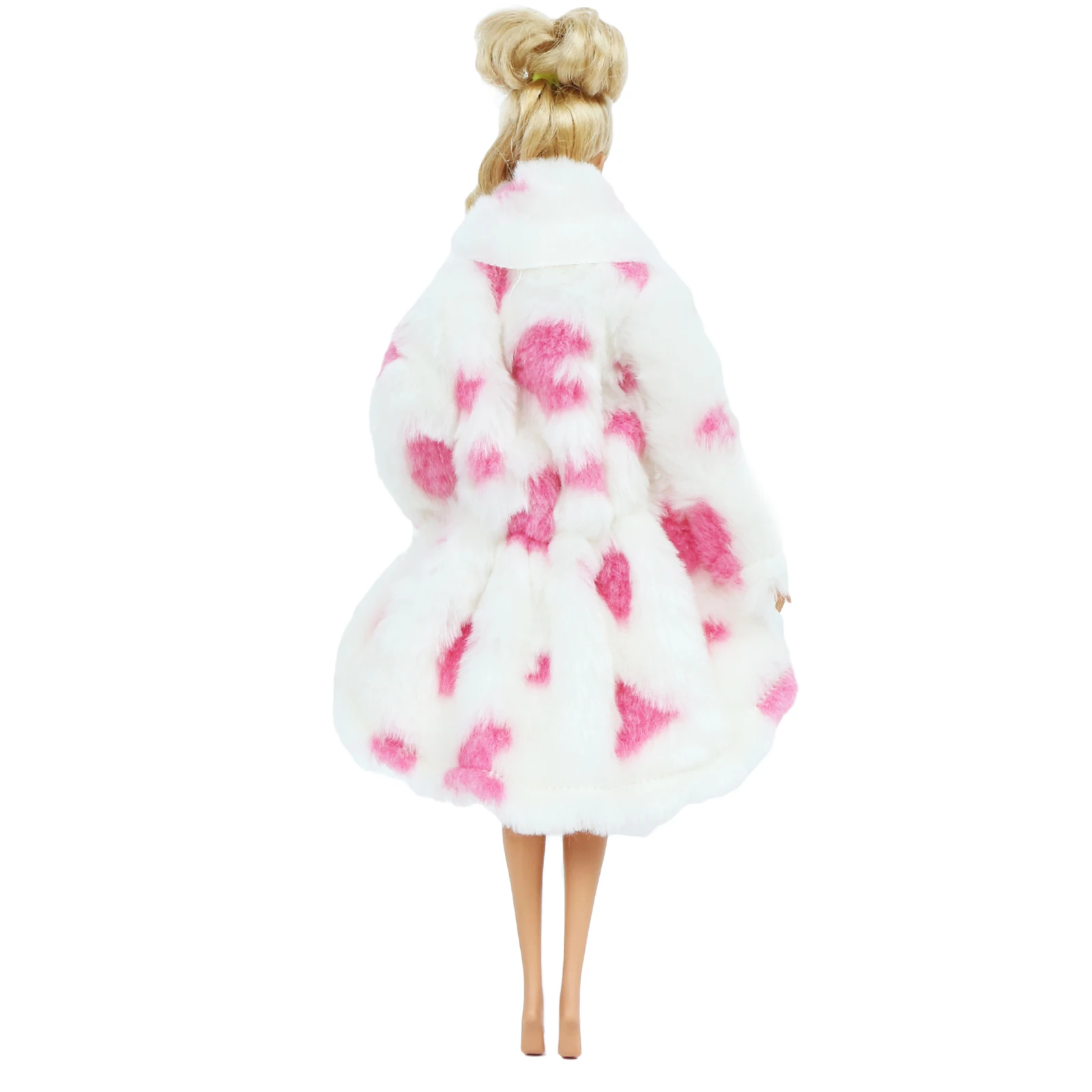 Один комплект розовый зимний вязаный свитер Чистая ручная одежда ручной работы