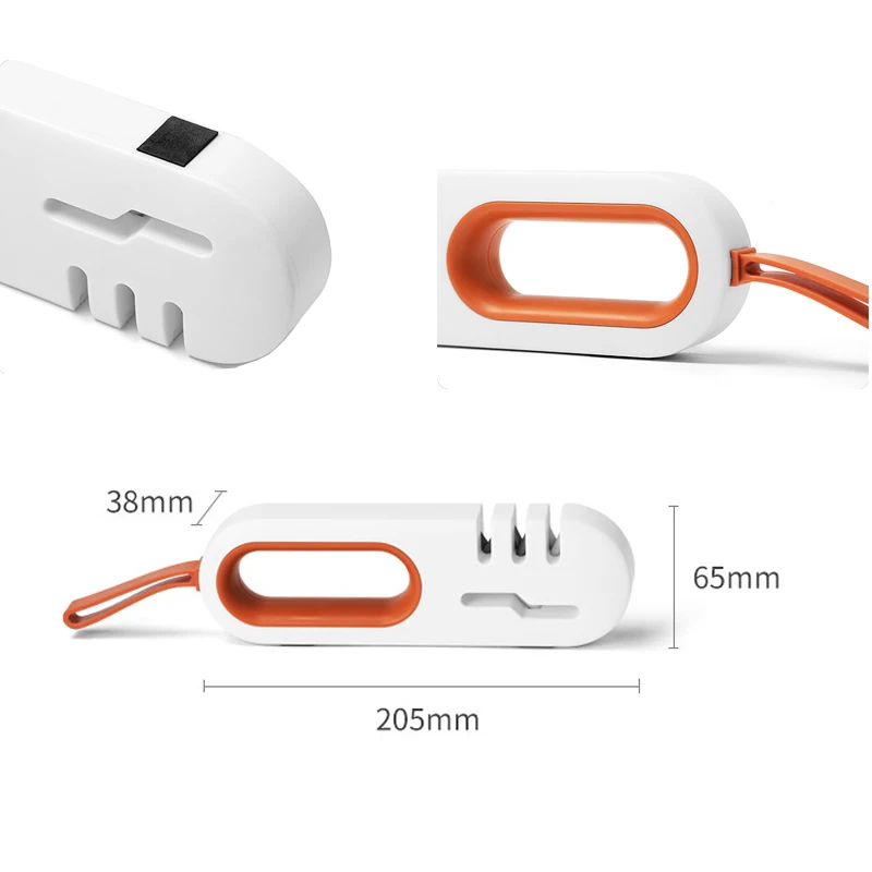 

Free Shipping 4 In 1 Kitchen Tools Knife Sharpener Whetstone Multi-function Sharpener Sharpening Scissors Knife for Cooking