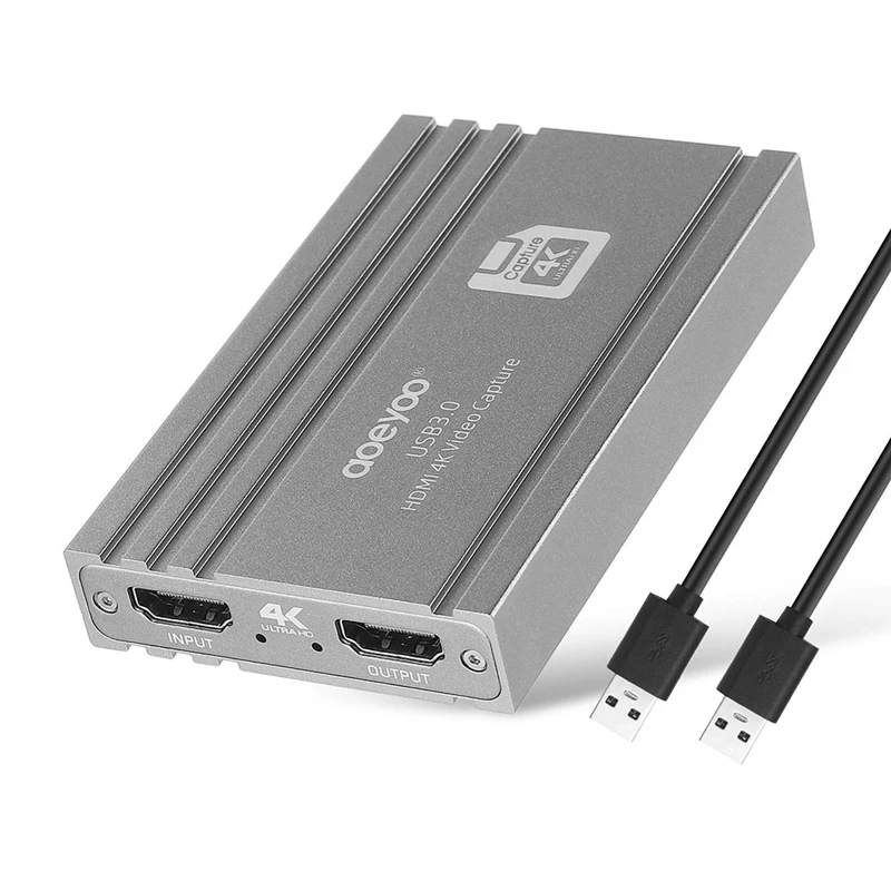 

USB 3.0 Video Game Capture Card Game Live Streaming and Recording Broadcast Loop Out the Collector 4K Game Capture Card