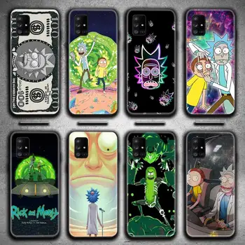 Rick and Morty Phone Case For Samsung Galaxy A52 A21S A02S A12 A31 A81 A10 A30 A32 A50 A80 A71 A51 5G