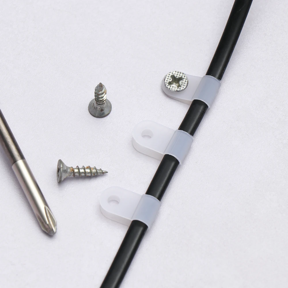 Пластиковые зажимы P 100 шт./лот черные крепления для шлангов прочный нейлоновый