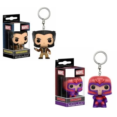 Брелок из ПВХ с героями фильма Marvel Мстители X-Men магнит Росомаха фигурка брелок