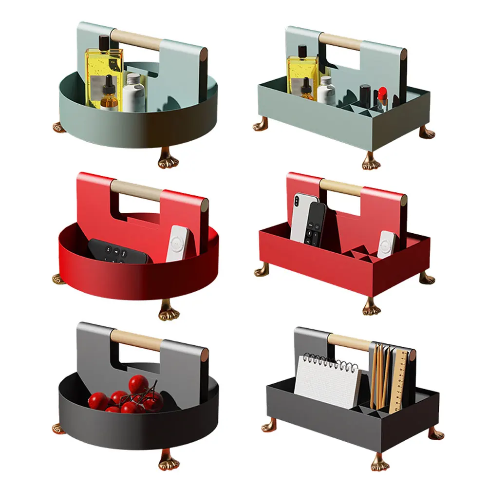 

Creative Jewelry Cosmetics Storage Tray Display Rack Box Large Capacity New Living Room Bed Room Ornaments Fruit Snack Plate