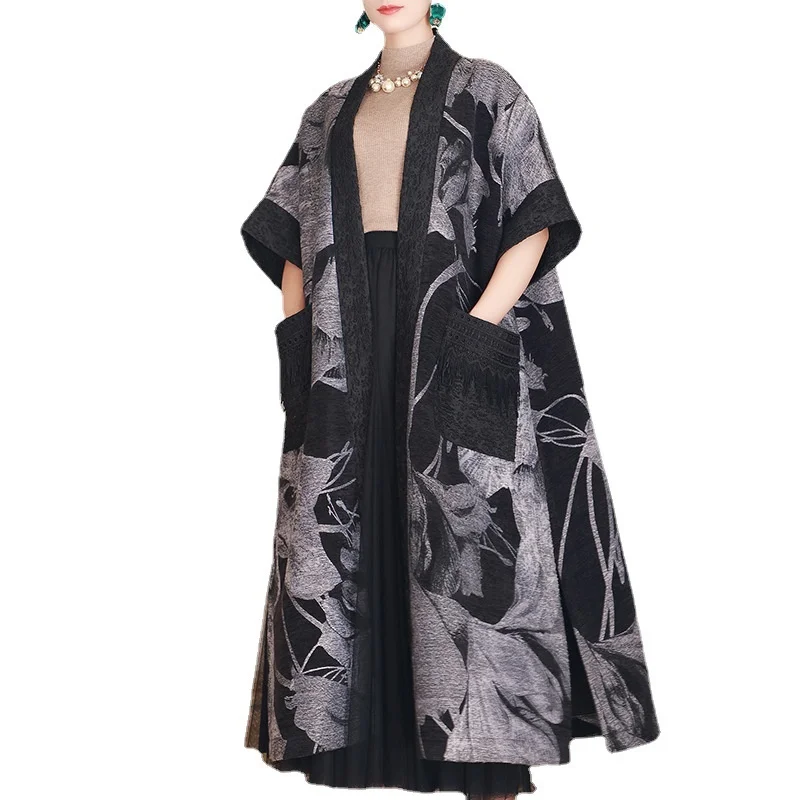 Одежда Yuanbao создала новое женское платье большого размера на осень 2021. Женская