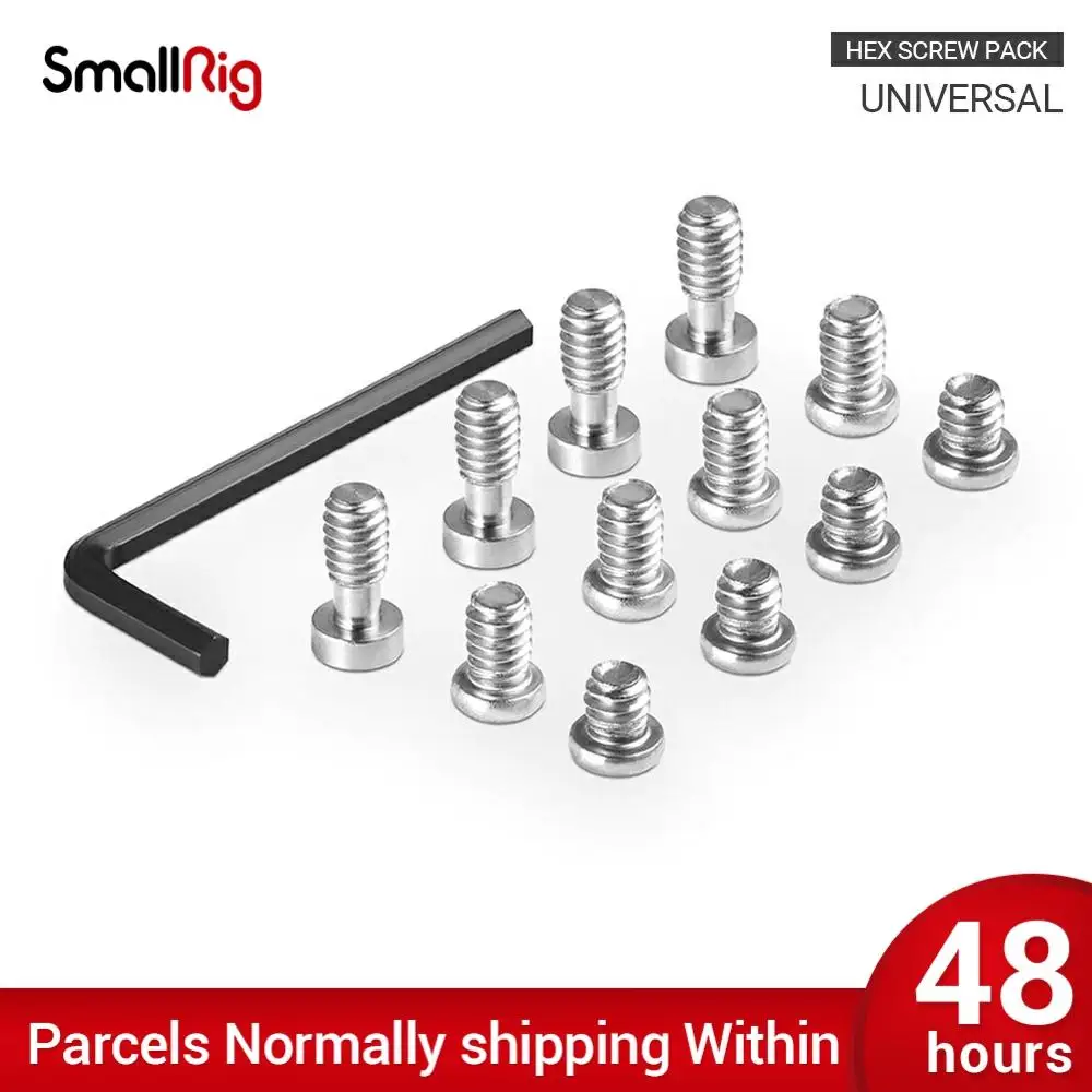 Винт SmallRig для камеры с шестигранным винтом 1/4 дюйма 12 шт. в упаковке замена