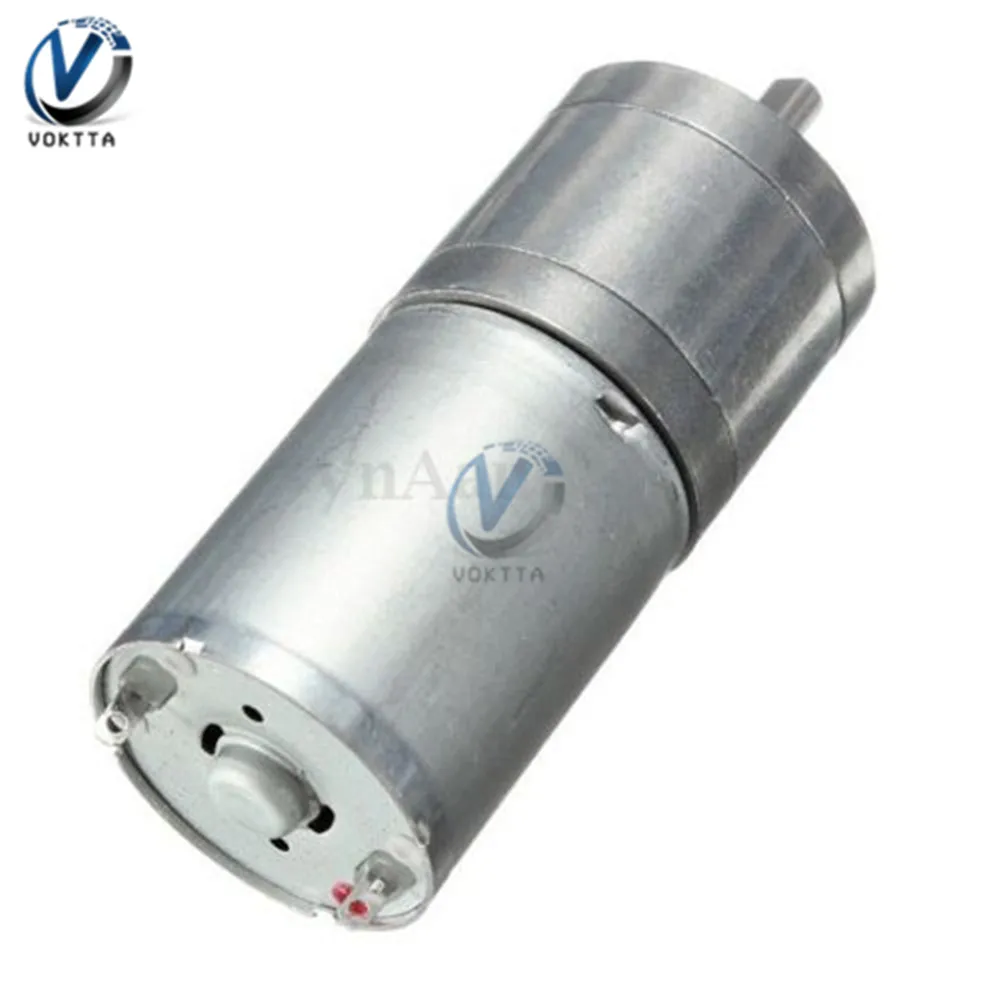 DC Motor Speed Reduction Gear Electric 12V 60RPM Powerful Torque 25mm PWM Regulator Controller Switch | Строительство и ремонт