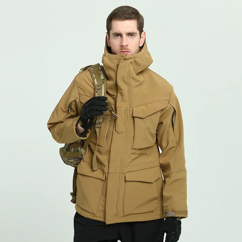 2019 армейские вентиляторы Свободное пальто мужские зимние походные куртки