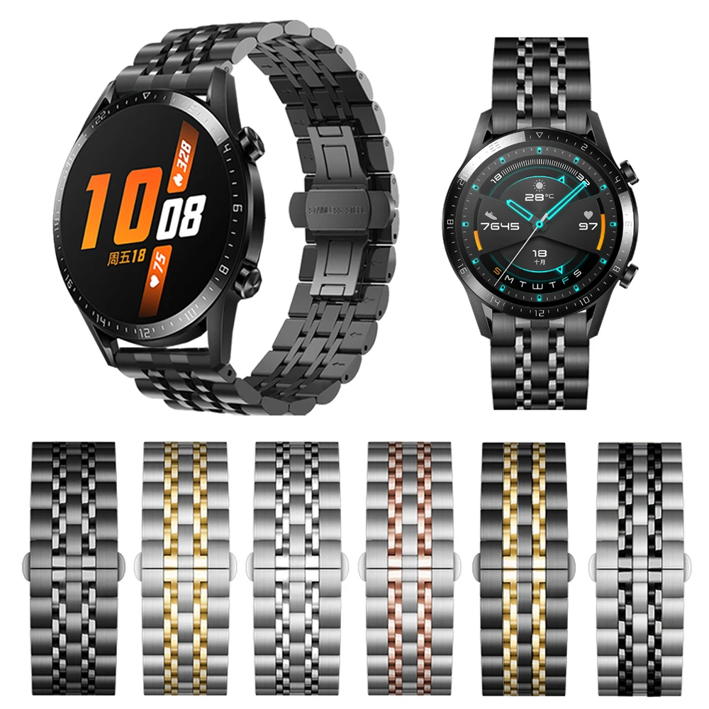 

Metal Stainless Steel Classic Wrist Strap for HUAWEI WATCH GT 2 46mm 42mm Band Bracelet Watchband for HONOR Magic WristBand