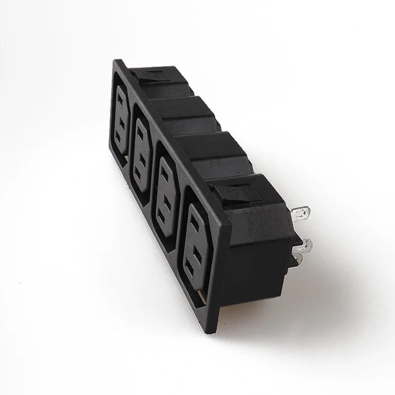 Розетка с 3 контактами IEC C13 электрическая розетка переменного тока несколькими